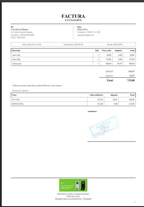 Template Ledger — full document